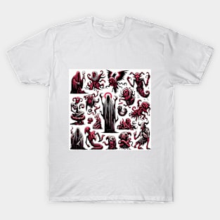 PATRON DE CRIATURAS DE HORROR T-Shirt